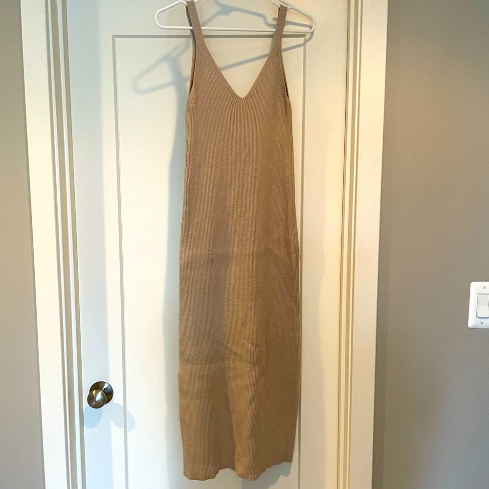 Zara tan dress